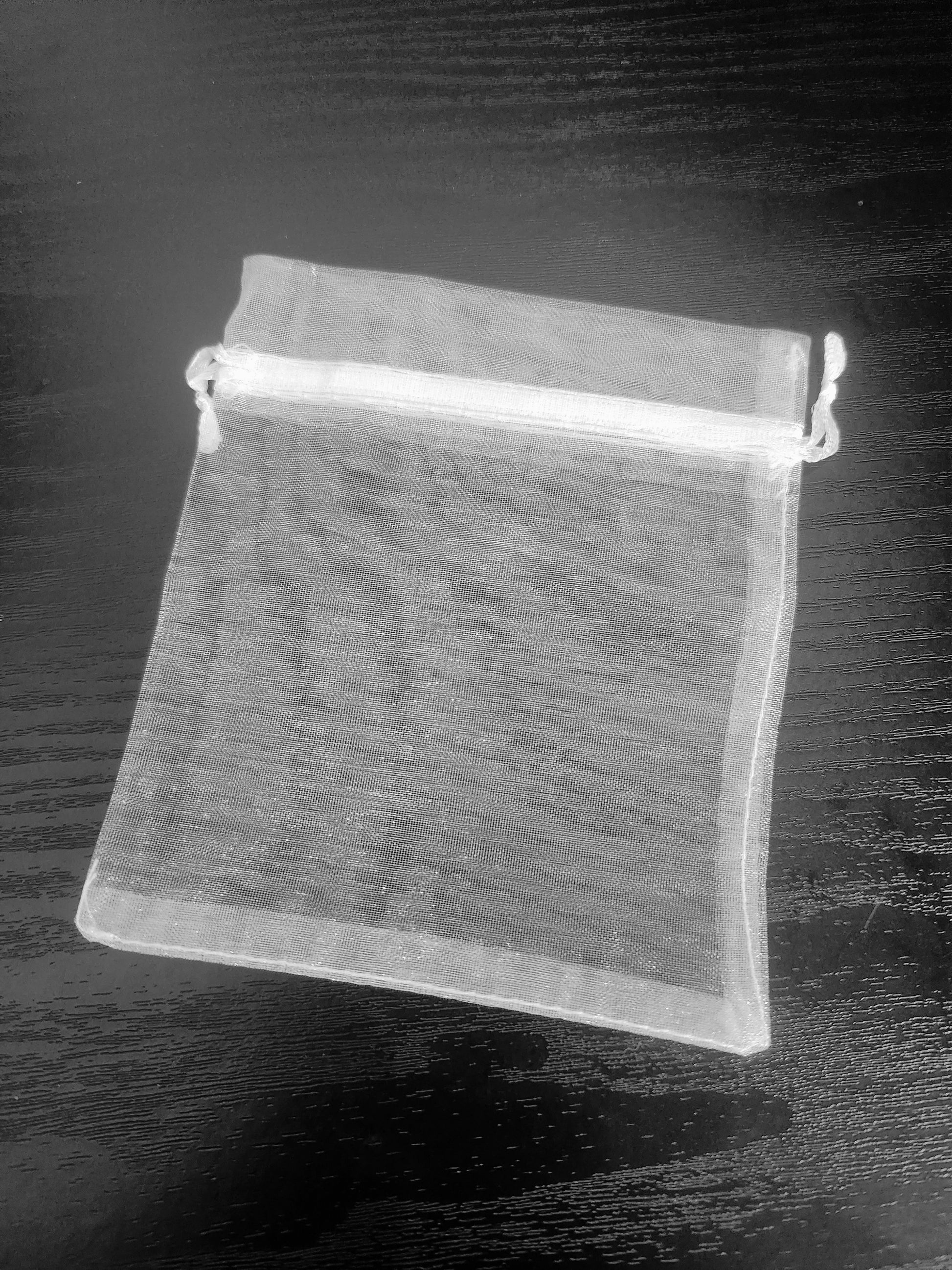 Soap Savior collection - White silk organza bag