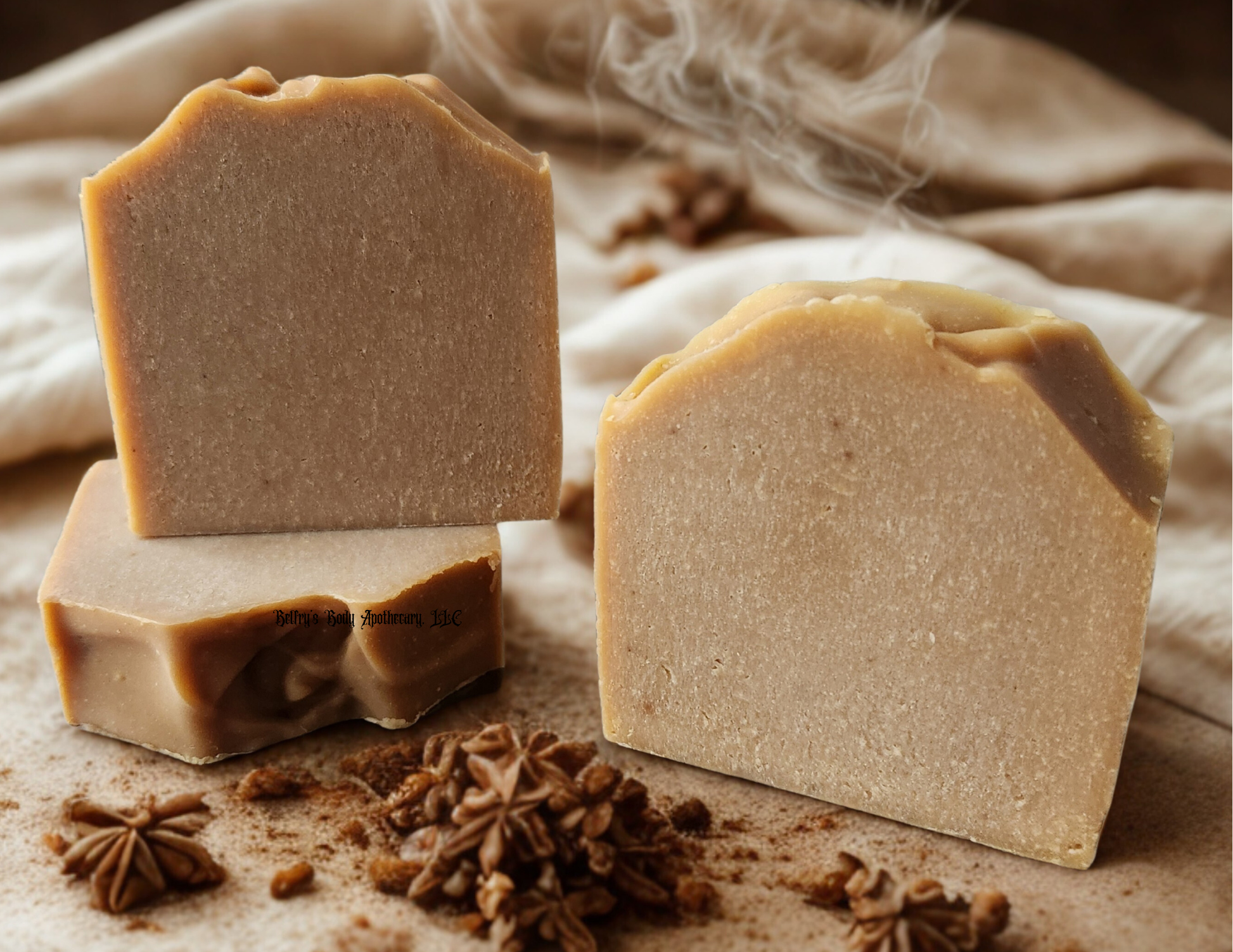 Protection collection - three soap bars containing Multani Mitti (Fuller's Earth).